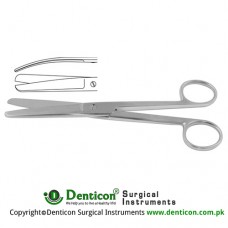 Doyen Gynecological Scissor Curved Stainless Steel, 18.5 cm - 7 1/4"